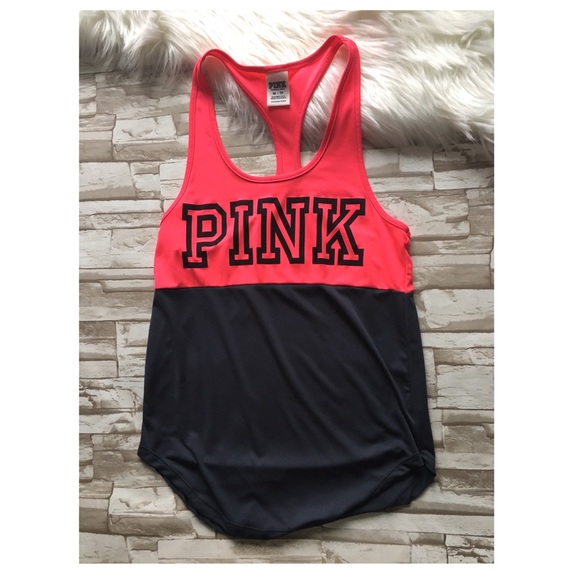 PINK Victoria's Secret Tops - Pink split tank top